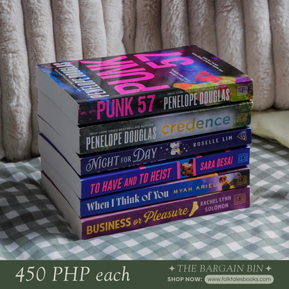 The Bargain Bin: US Paperback (450 PHP each)